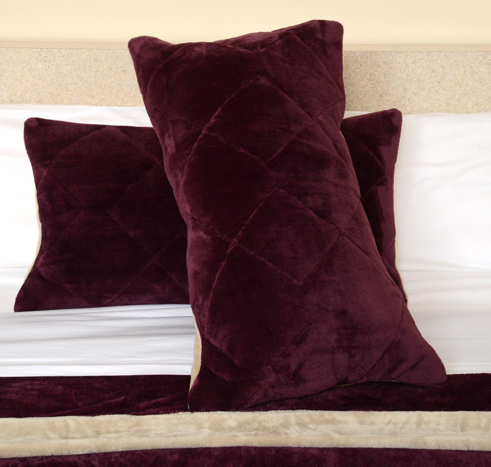 Burgundy & Tawney Taupe King/Cal King