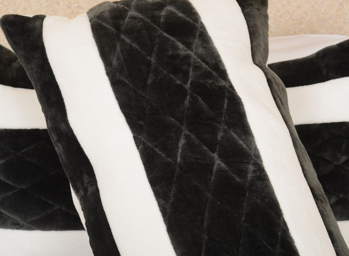 Charcoal & Off-White King/Cal King
