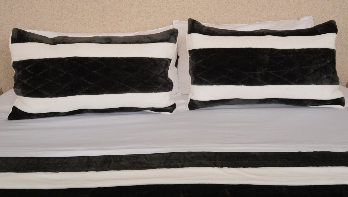 Charcoal & Off-White King/Cal King