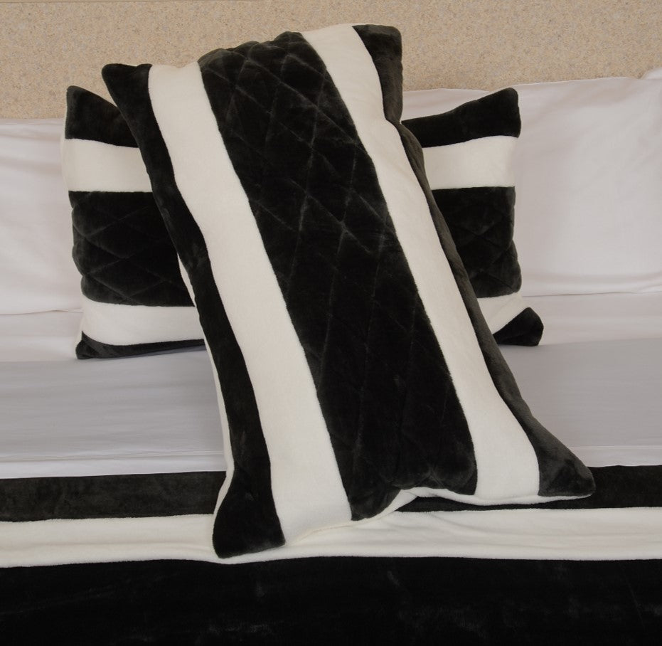 Charcoal & Off-White King/Cal King