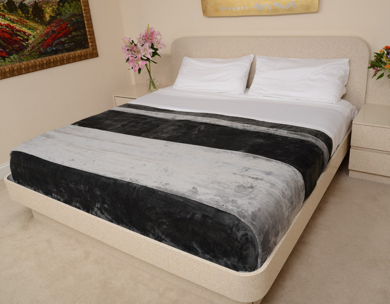 Charcoal & Silver - A Grayt Combination King / Cal King