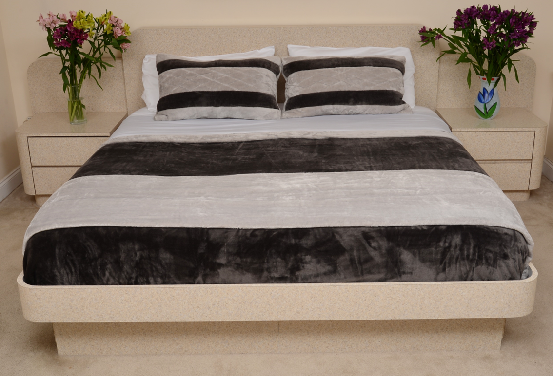 Charcoal & Silver King/Cal King