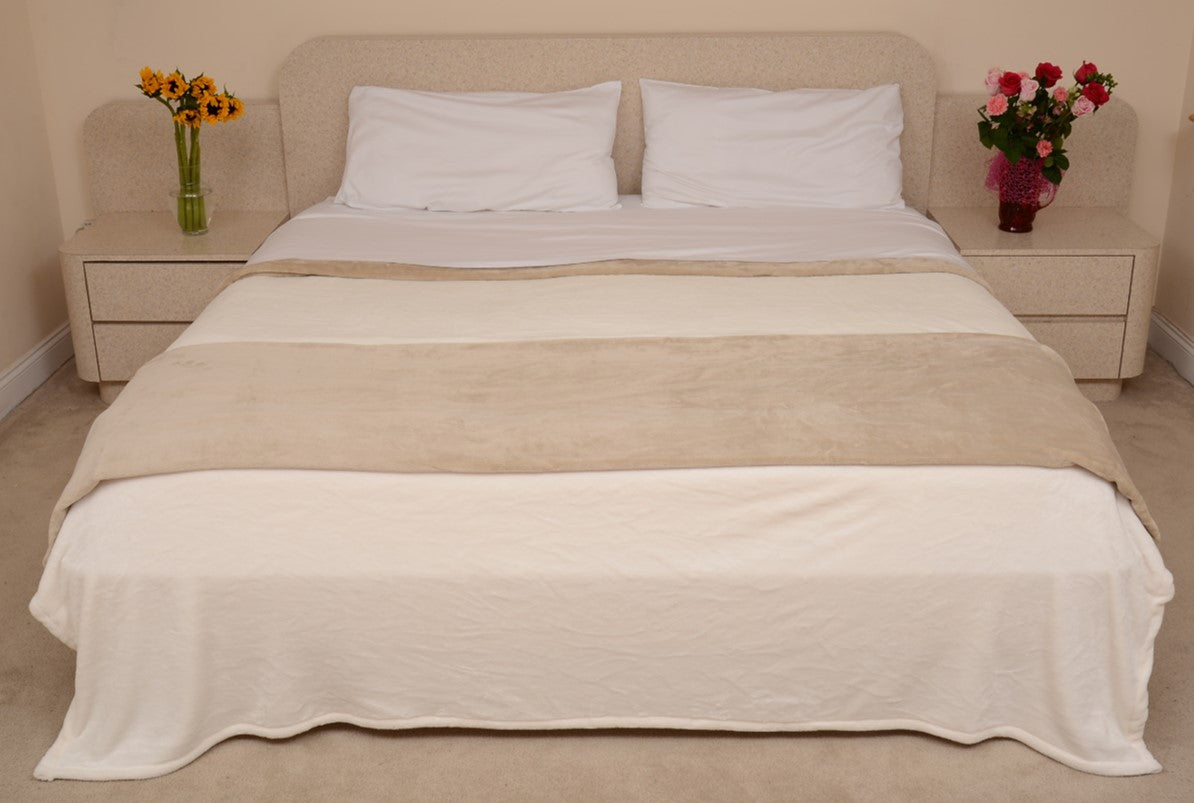 Cream & Tawney Taupe King/Cal King