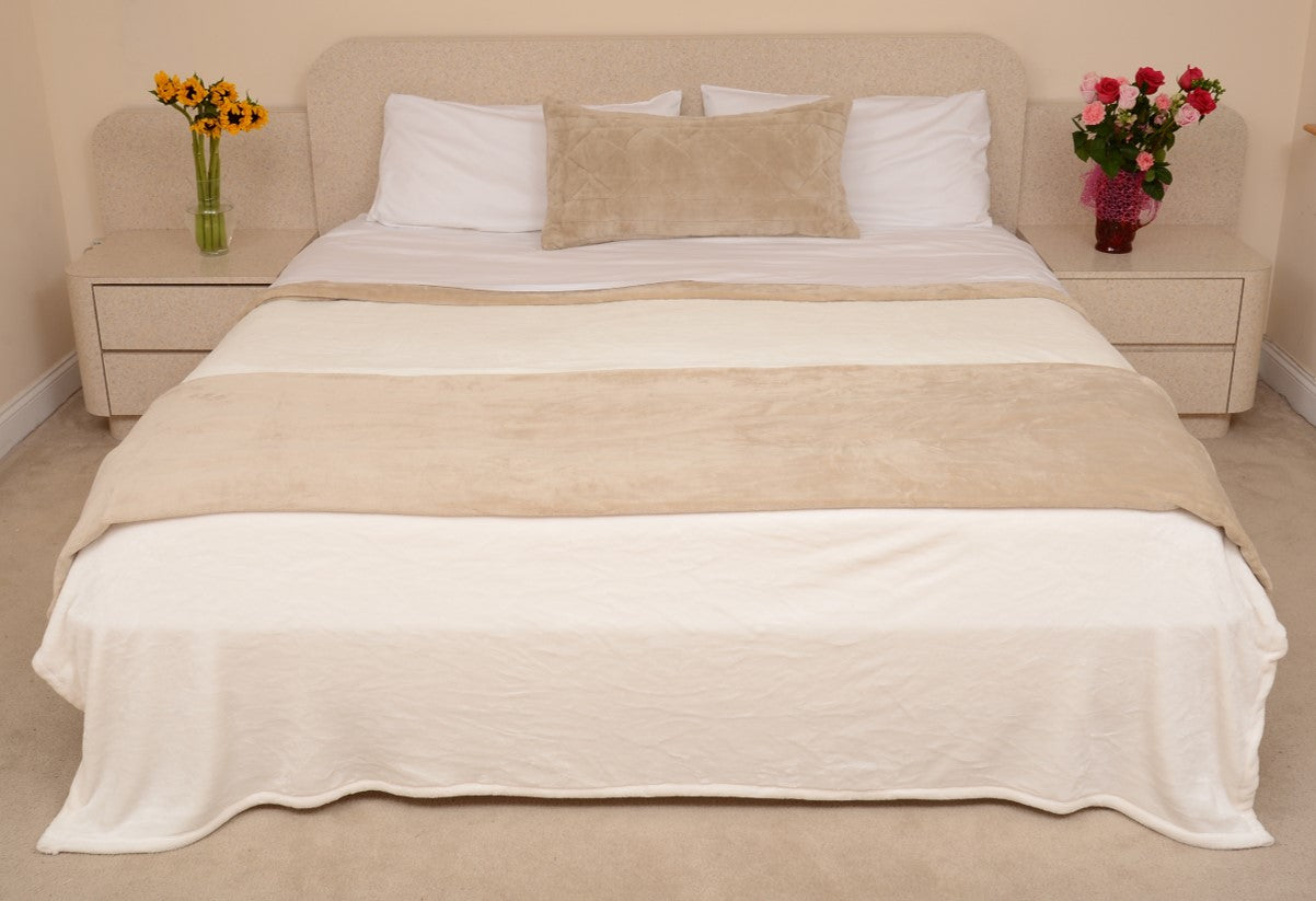 Cream & Tawney Taupe King/Cal King