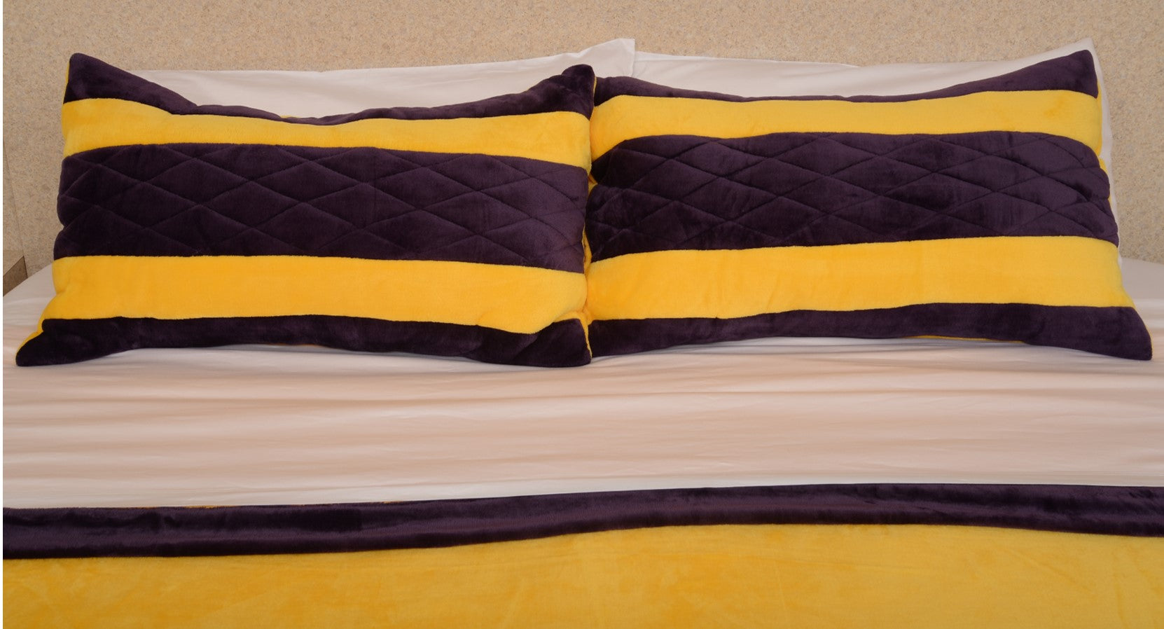 Gold & Purple LA Pride King/Cal King