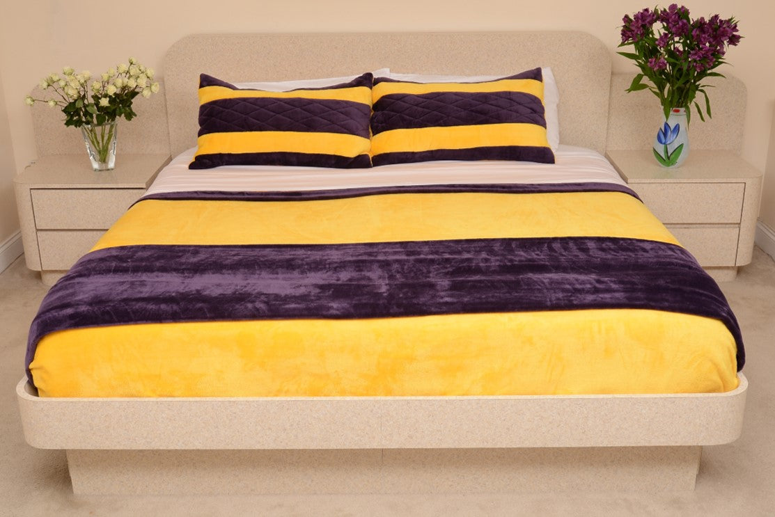 Gold & Purple LA Pride King/Cal King