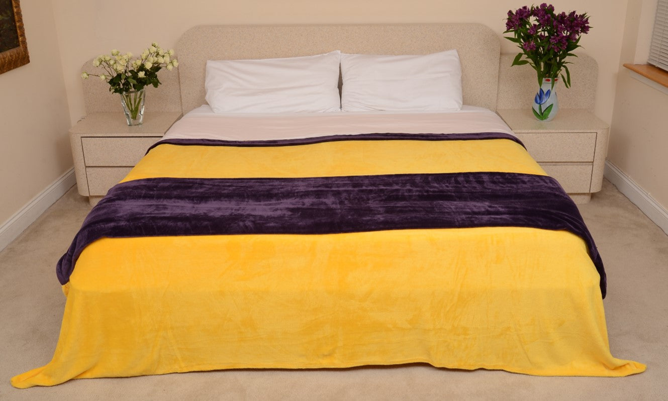 Gold & Purple LA Pride King/Cal King
