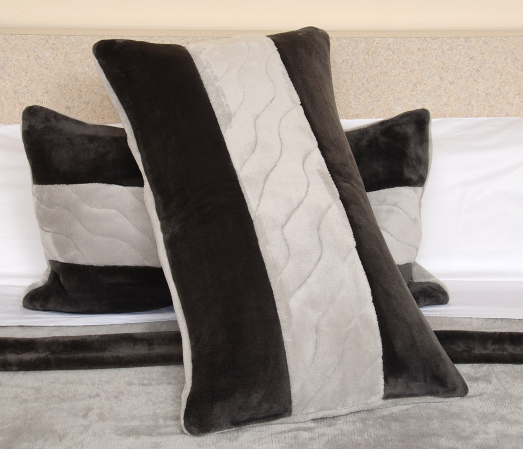 Light Gray & Charcoal King/Cal King