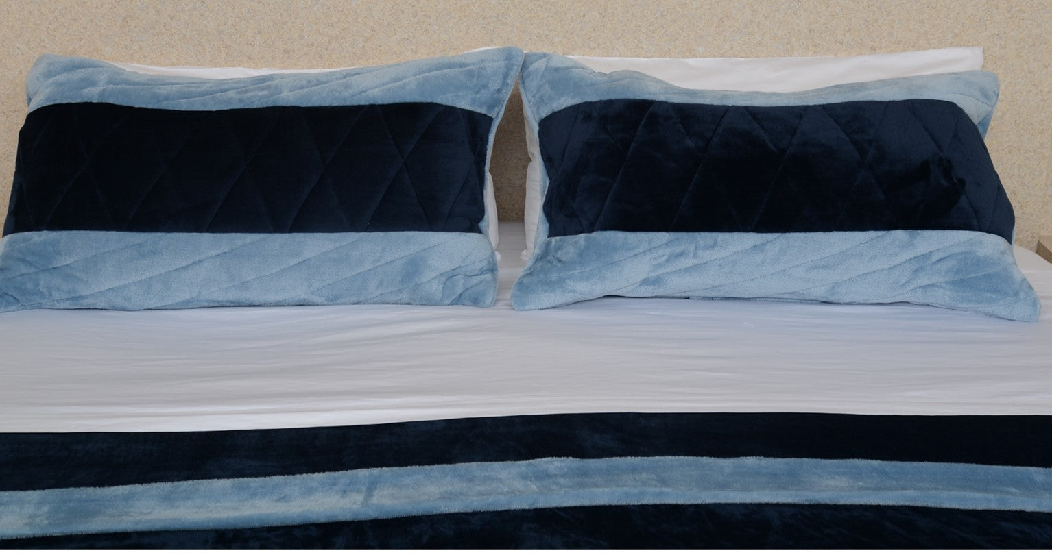 Navy & Light Blue King/Cal King