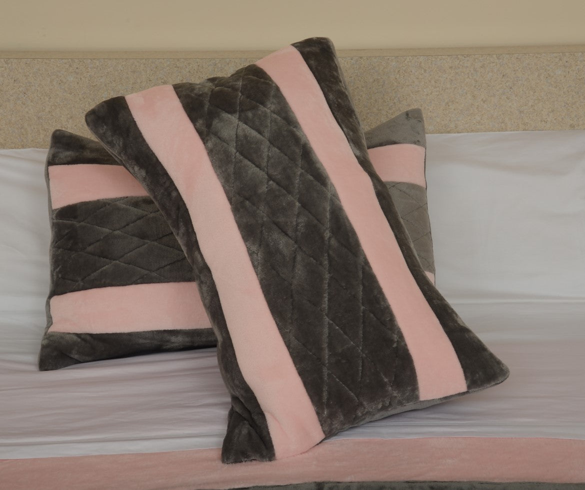 Pink & Silver King/Cal King