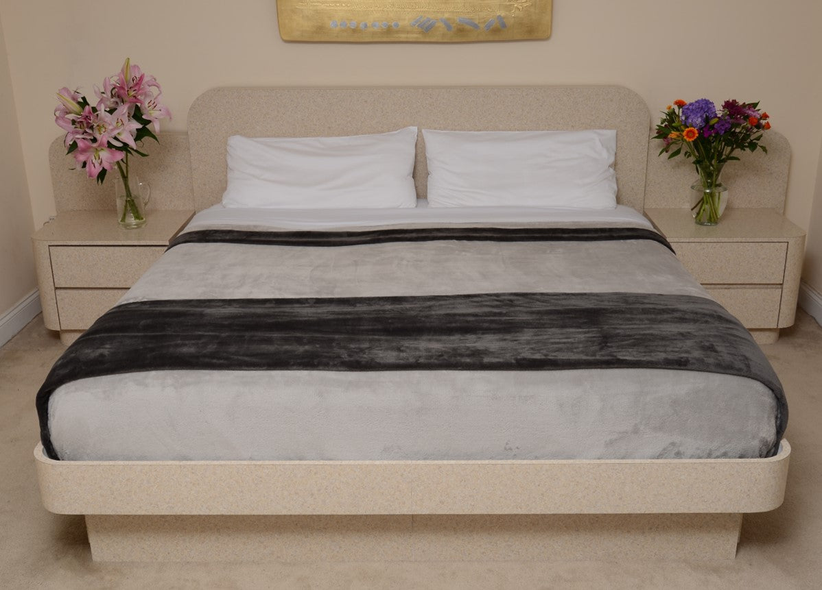 Silver Gray & Charcoal King/Cal King