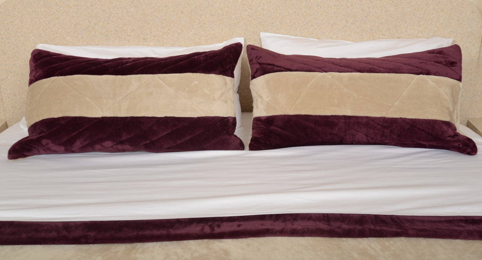 Tawney & Burgundy King/Cal King