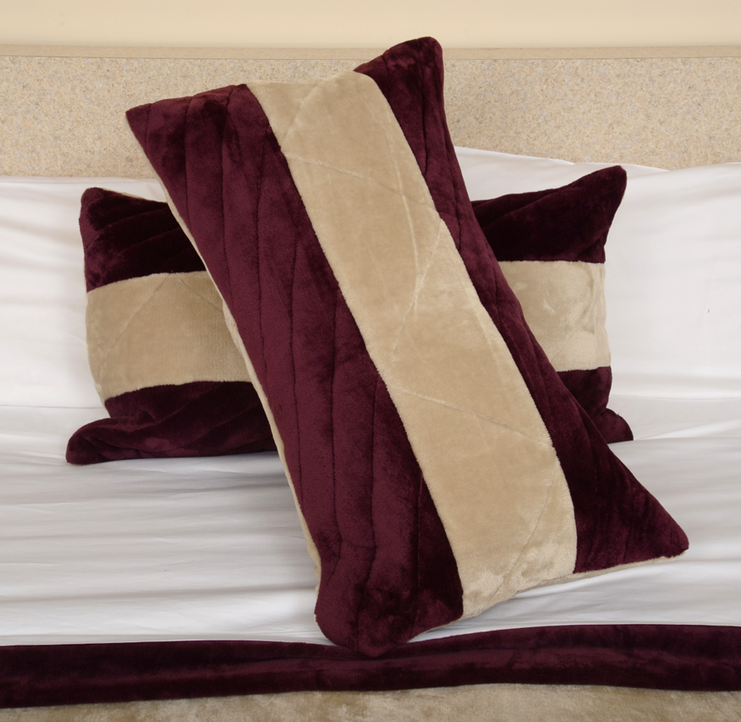 Tawney & Burgundy King/Cal King