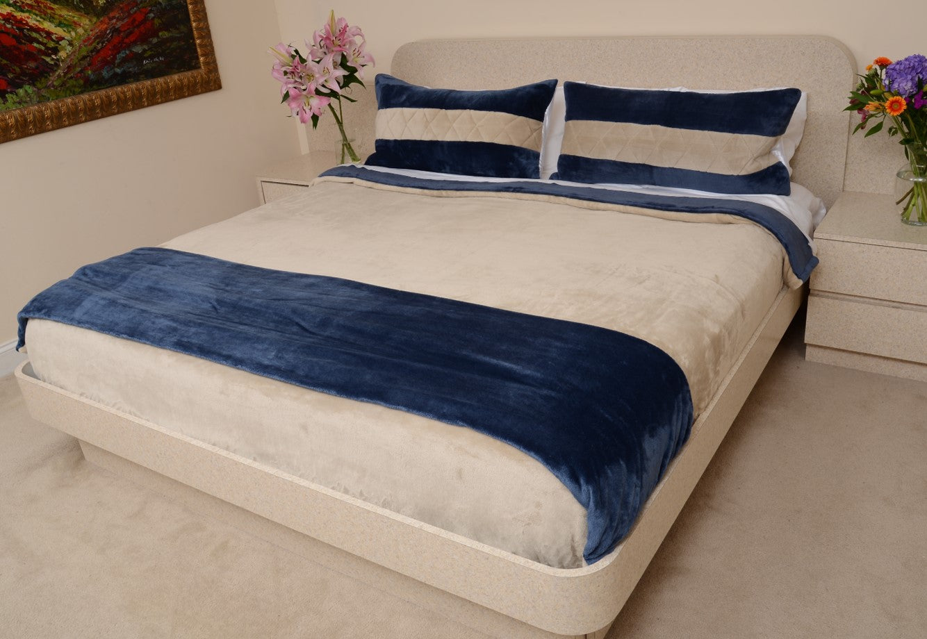 Tawney & Navy King/Cal King