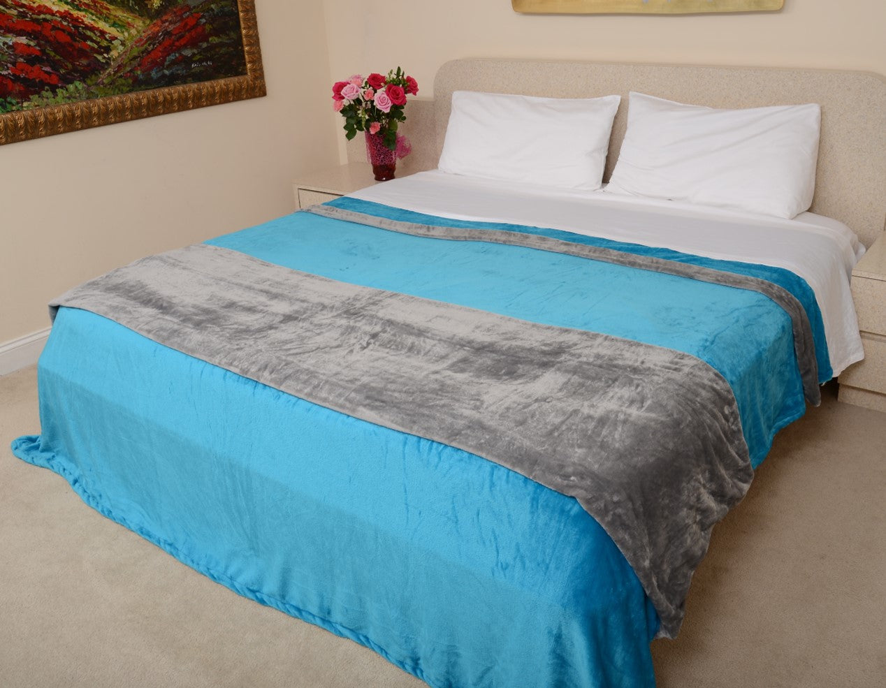 Turquoise & Silver King/Cal King
