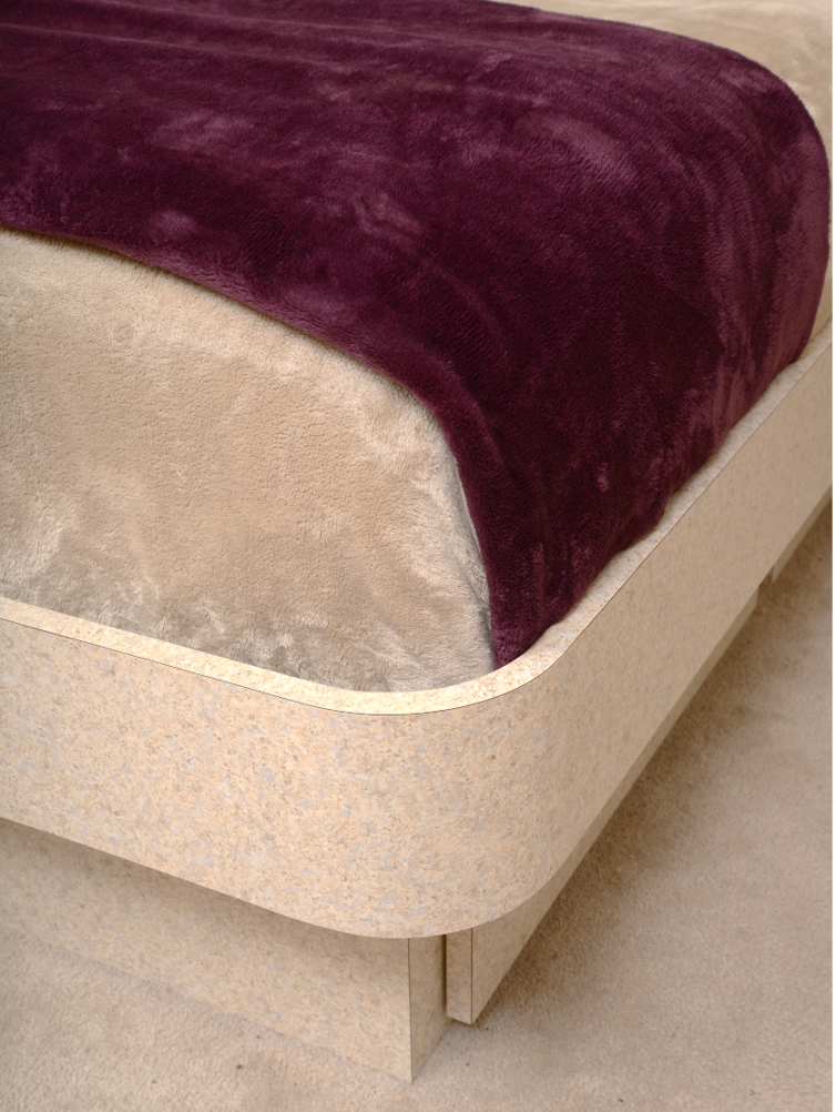 Tawney Taupe & Burgundy King/Cal King